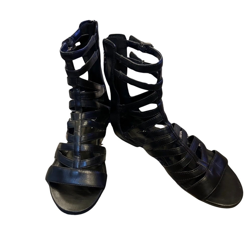 NINE WEST Leather Gladiator Sandals